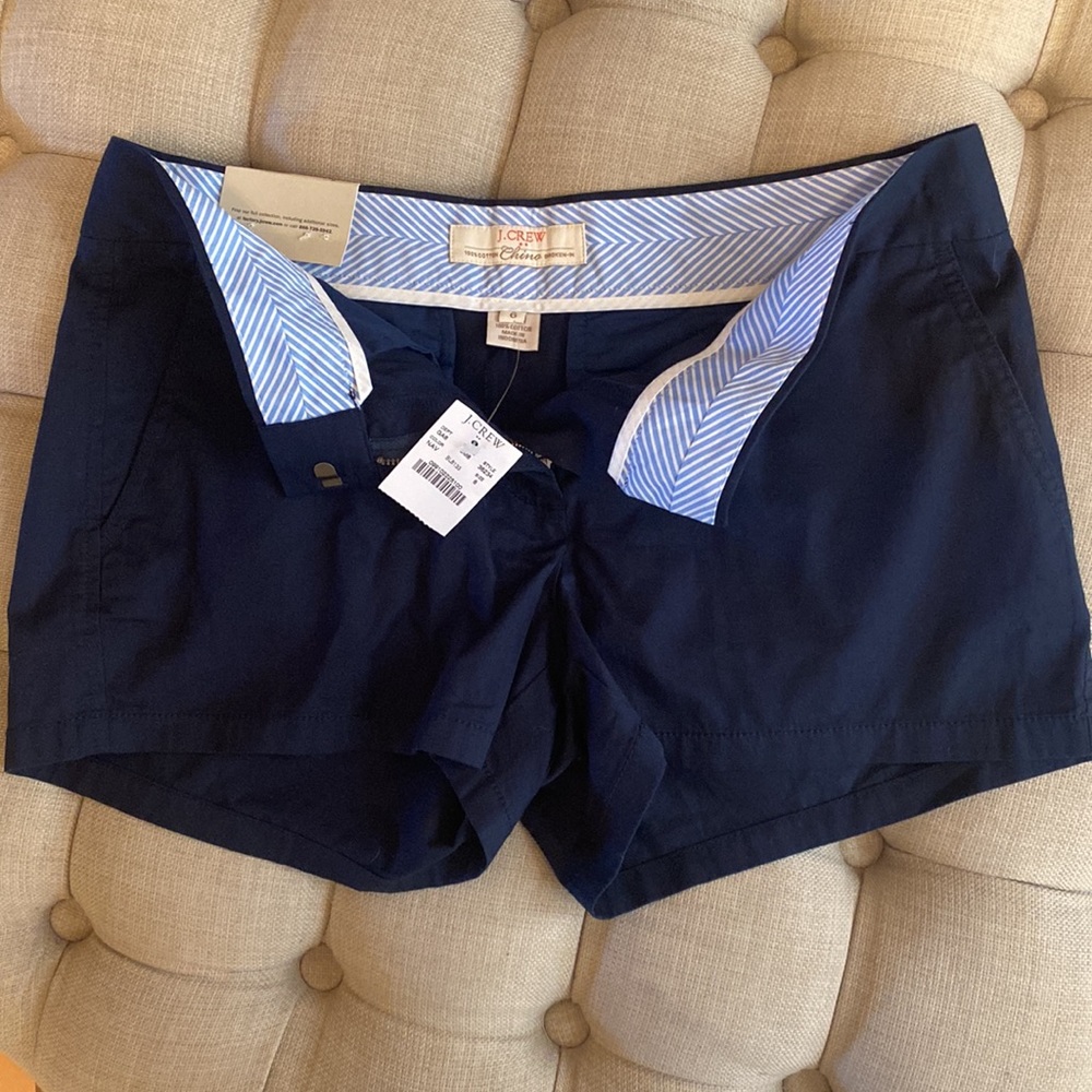 J. Crew Dark Blue Women's Bermudas